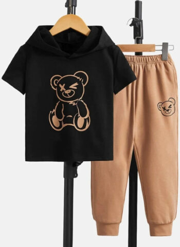 Brown Bear Tracsuit For Kids